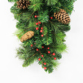 Cheap new design christmas artificial wall hanging for home decor